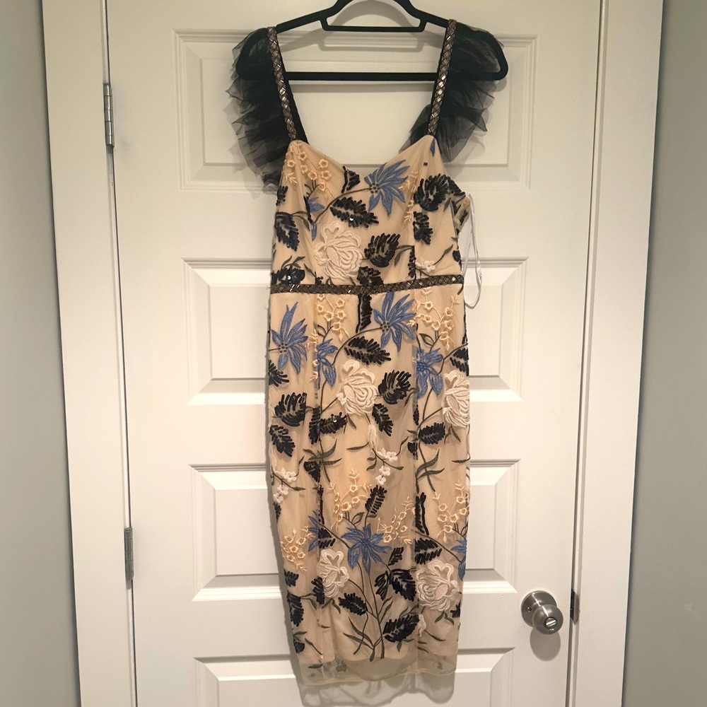 Lulus Beaded Midi Dress
